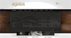 Desktop Screenshot of hotel-argentum.it