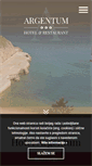 Mobile Screenshot of hotel-argentum.net